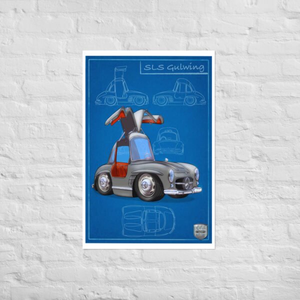 Gullwing blue print