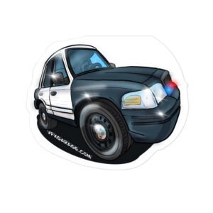 Cop Car stickers
